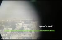 شکار تانک تروریست ها توسط رزمندگان نبل الزهرا