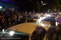 جشن پیروزی هواداران حسن روحانی درسعادت آباد