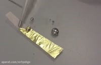 آزمایش شیمی: خورده شدن طلا توسط فلز جیوه