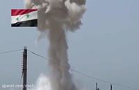 حمله هوایی نیروی هوایی روسیه به تروریست ها در حماه