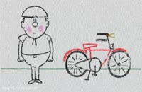 درباره ی ۳ قانون نیوتن با یک دوچرخه
