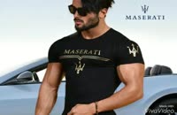 تی شرت مردانه طرح Maserati