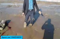 غرق شدن پسر 12 ساله در سیل آذربایجان