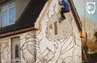 ویدیوی استاپ موشن دیدنی از رنگ کردن خانه