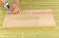 طراحی روی چوب با ترکیب نوشابه، جوش شیرین و مایکروویو