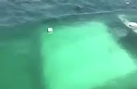 فیلم غرق شدن کشتی مسافربری دنا در دریا
